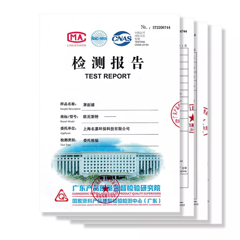 罩面漆检测报告